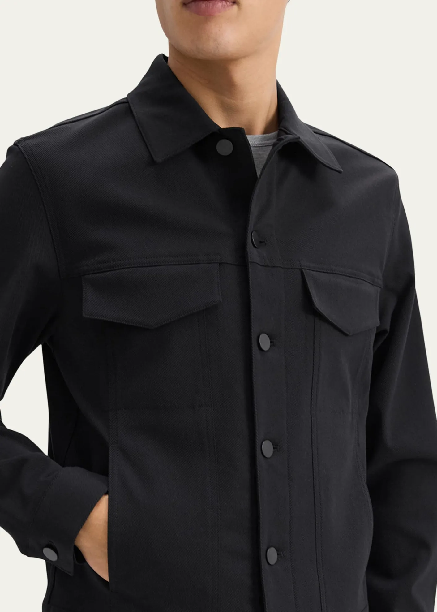 TheoryMen's The River Jacket in Neoteric Twill