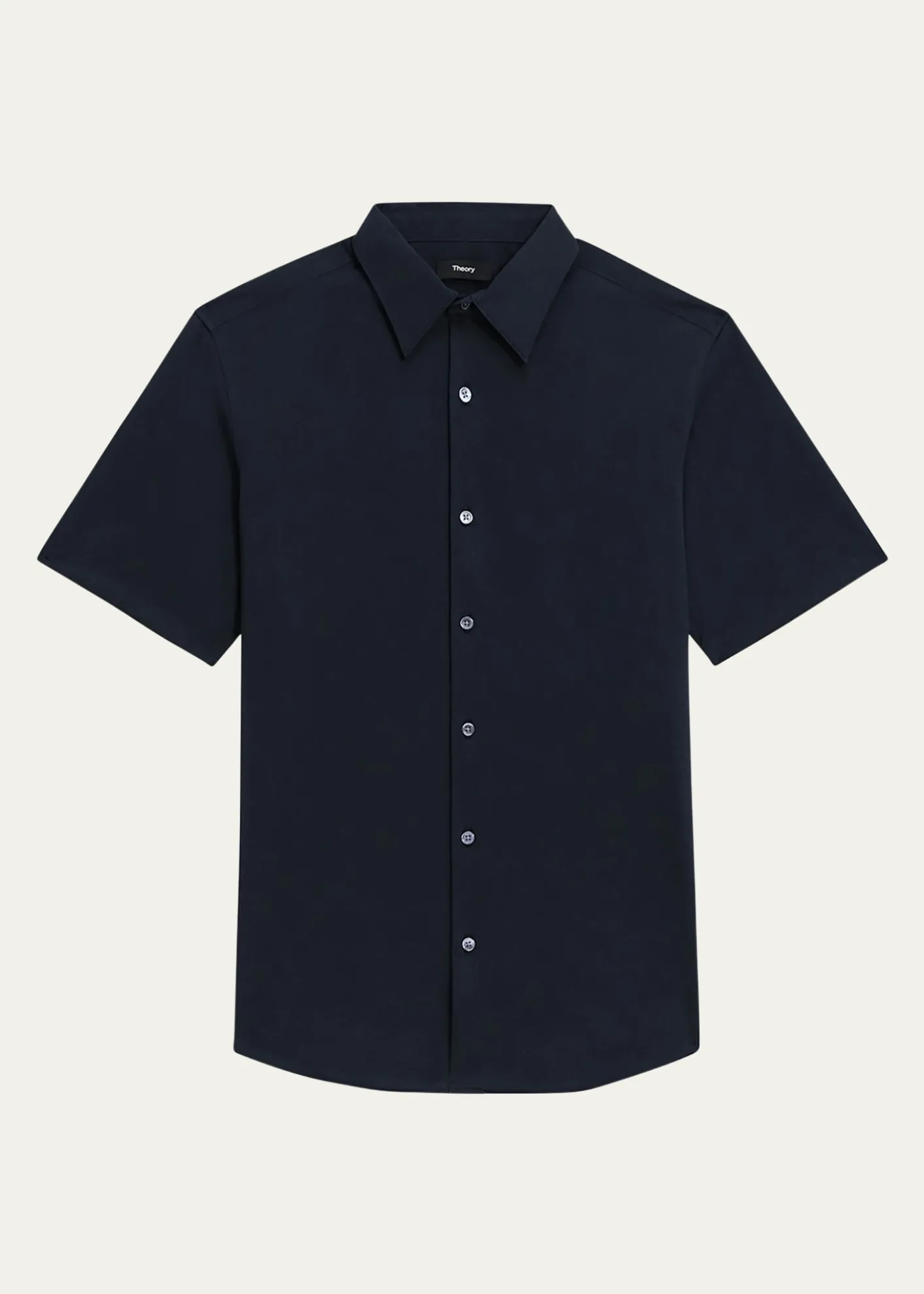 TheoryMen's Irving Short Sleeve Shirt in Structure Knit