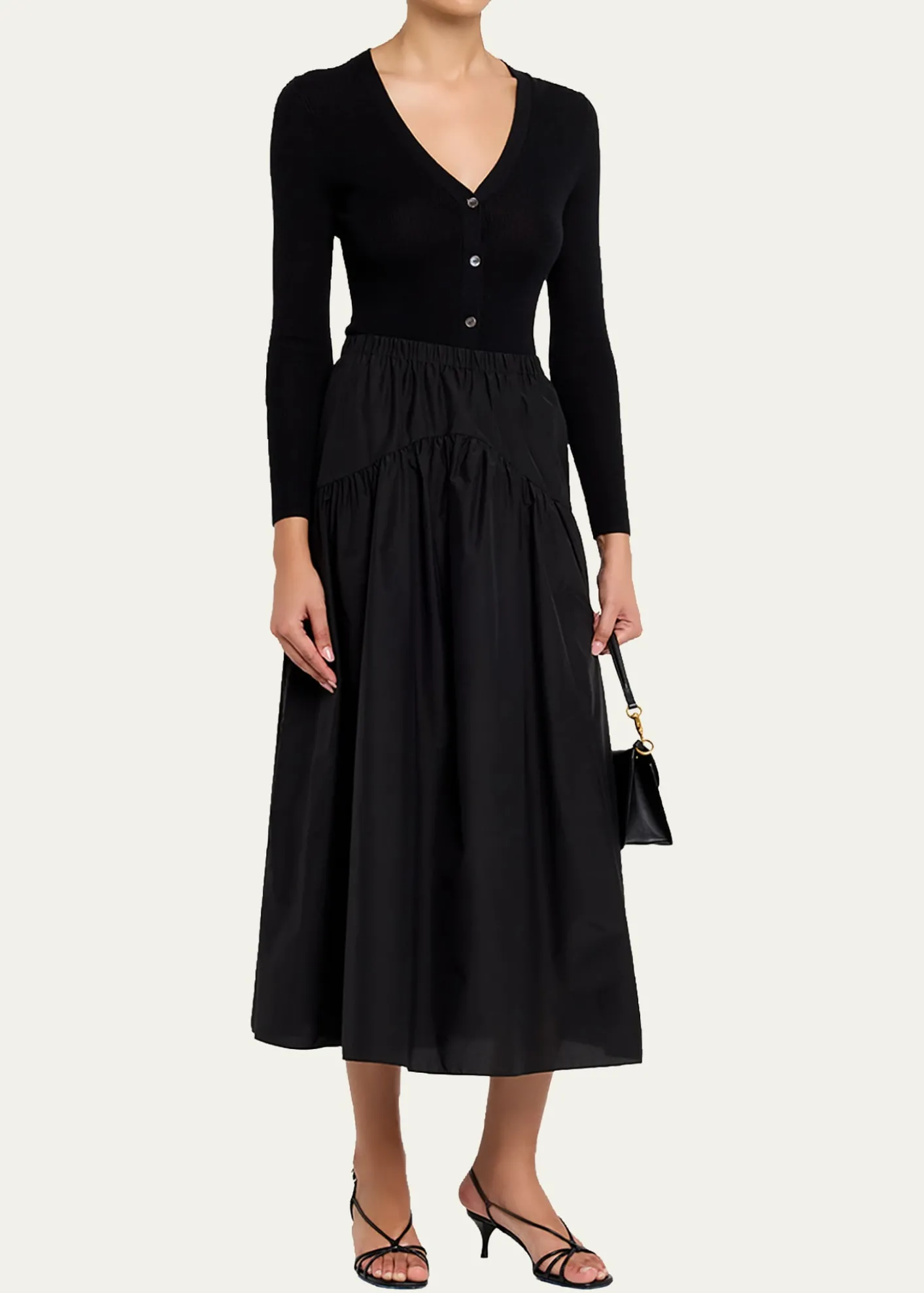 TheoryPoplin Circle Skirt