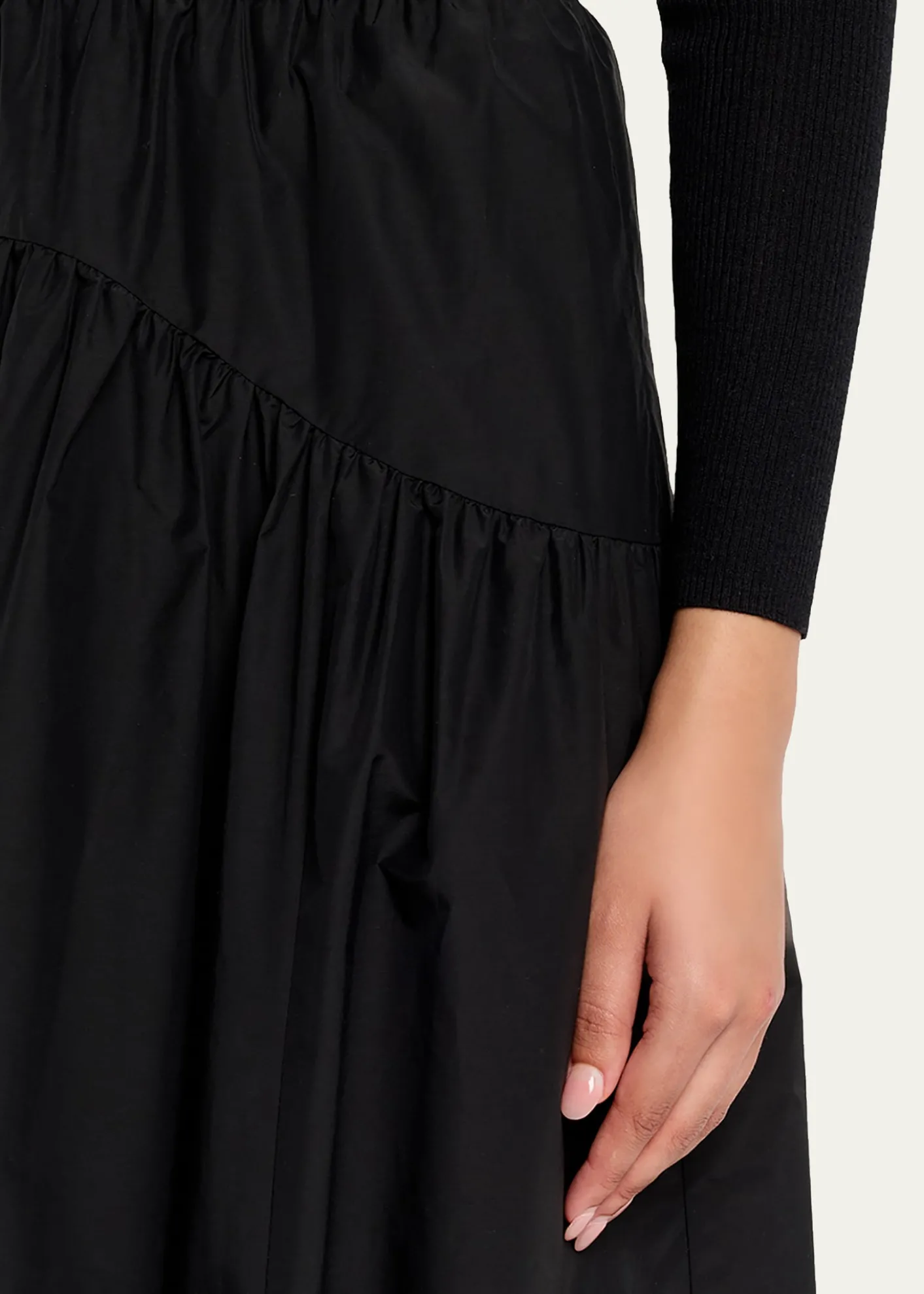 TheoryPoplin Circle Skirt