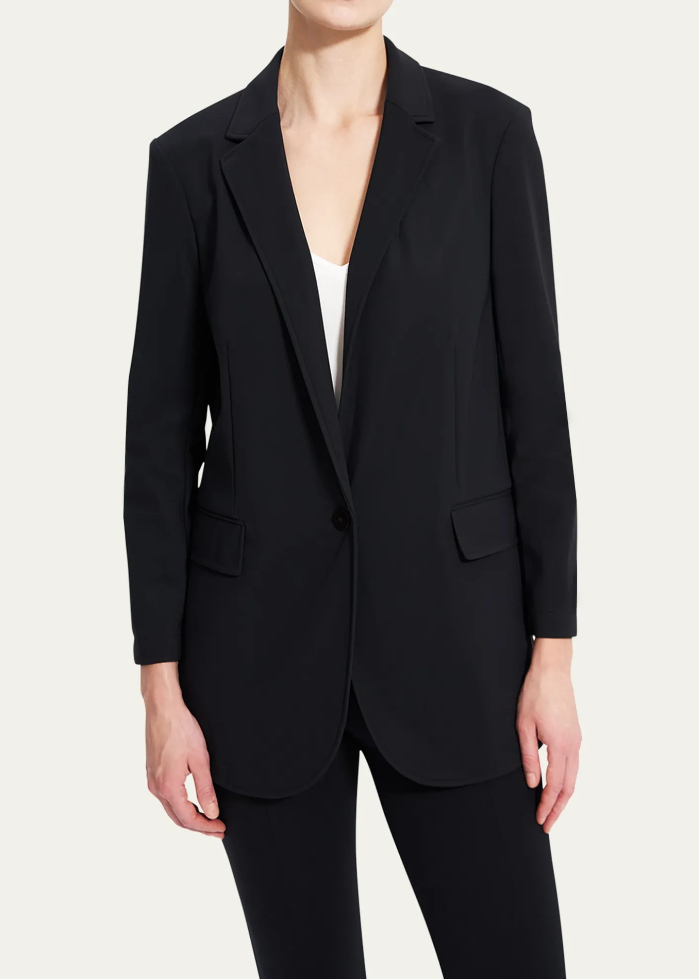 TheoryPrecision Ponte Boyfriend Blazer