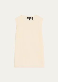 TheoryRegal Merino Wool Crewneck Shell Top
