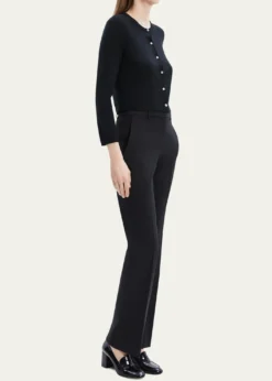 TheoryRegal Merino Wool Cropped Cardigan