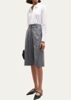 TheoryRiduro Organic Cotton Button-Up Shirt