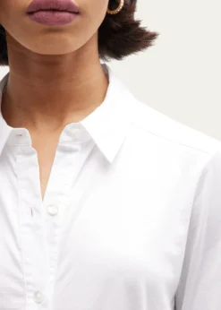 TheoryRiduro Organic Cotton Button-Up Shirt