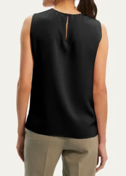 TheorySilk Straight Shell Top