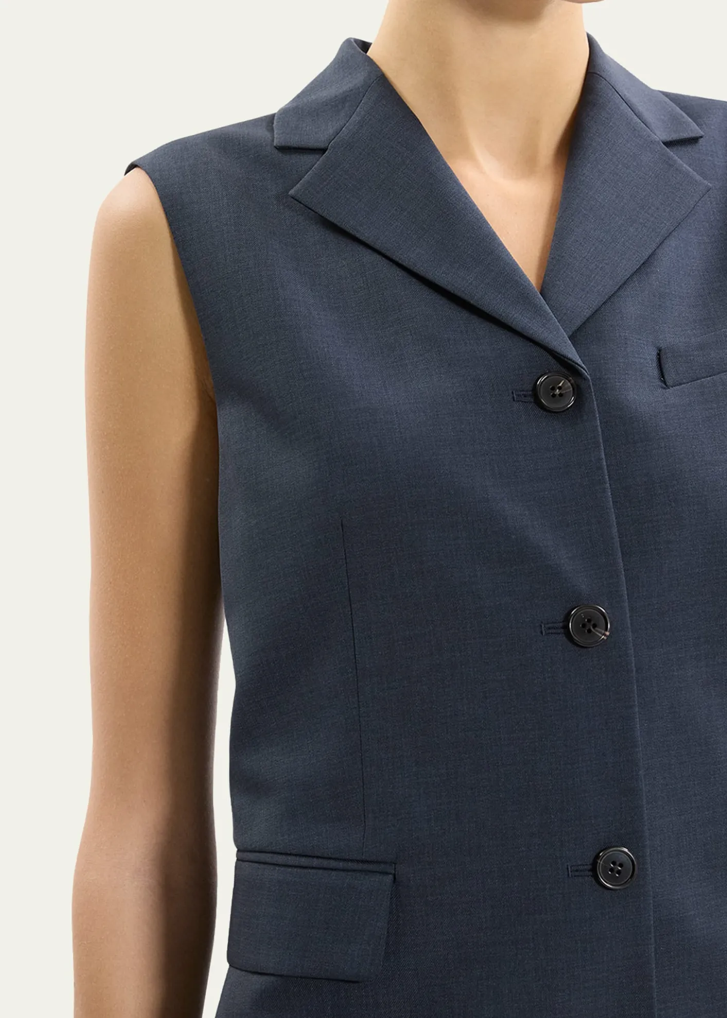 TheoryThree-Button Slash Vest