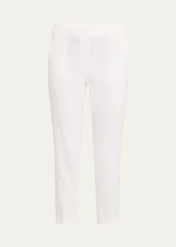 TheoryTreeca Cropped Slim Pull-On Pants