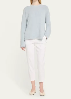 TheoryTreeca Cropped Slim Pull-On Pants