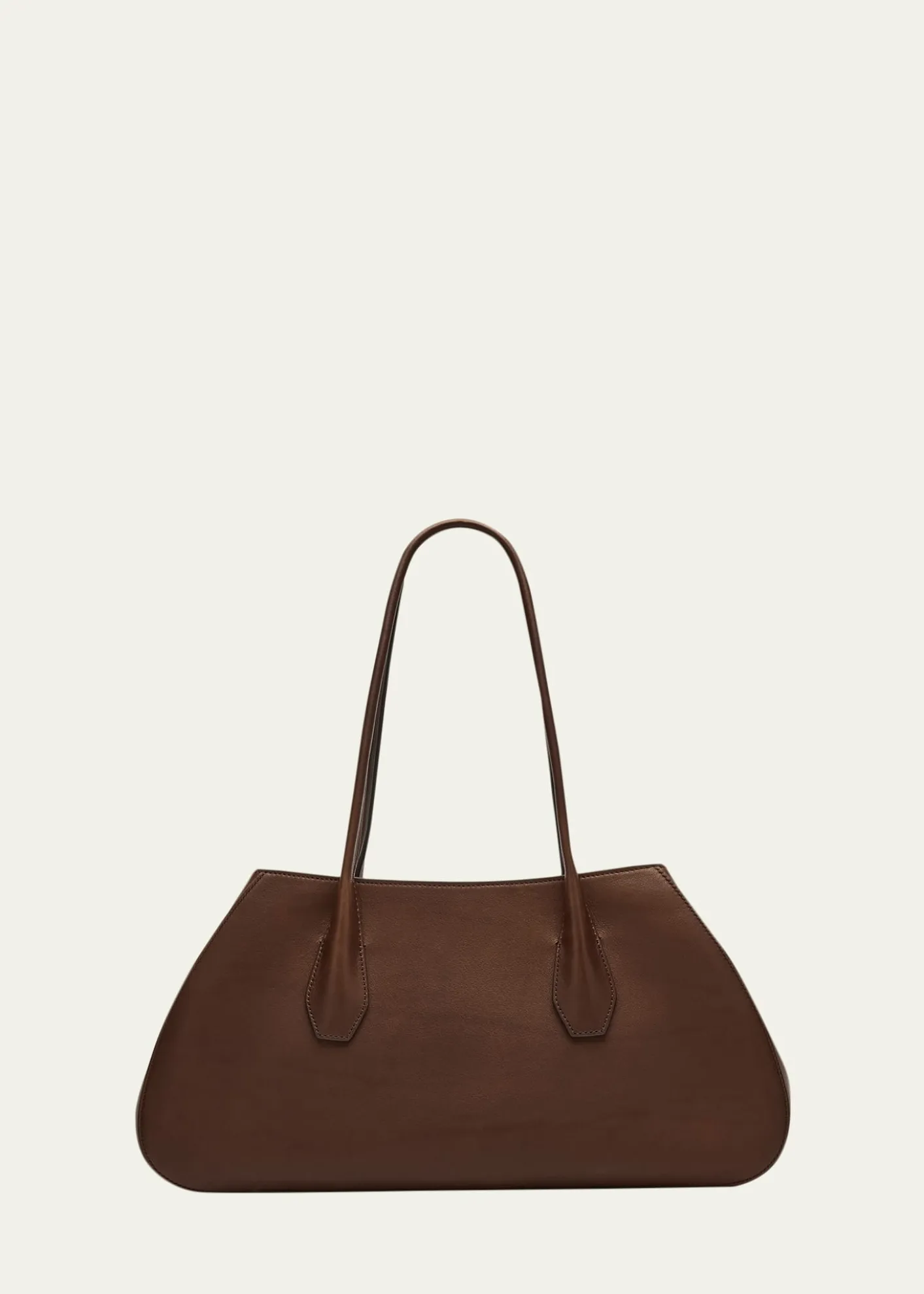 THE ROWAlger Geometric Shoulder Bag in Smooth Leather