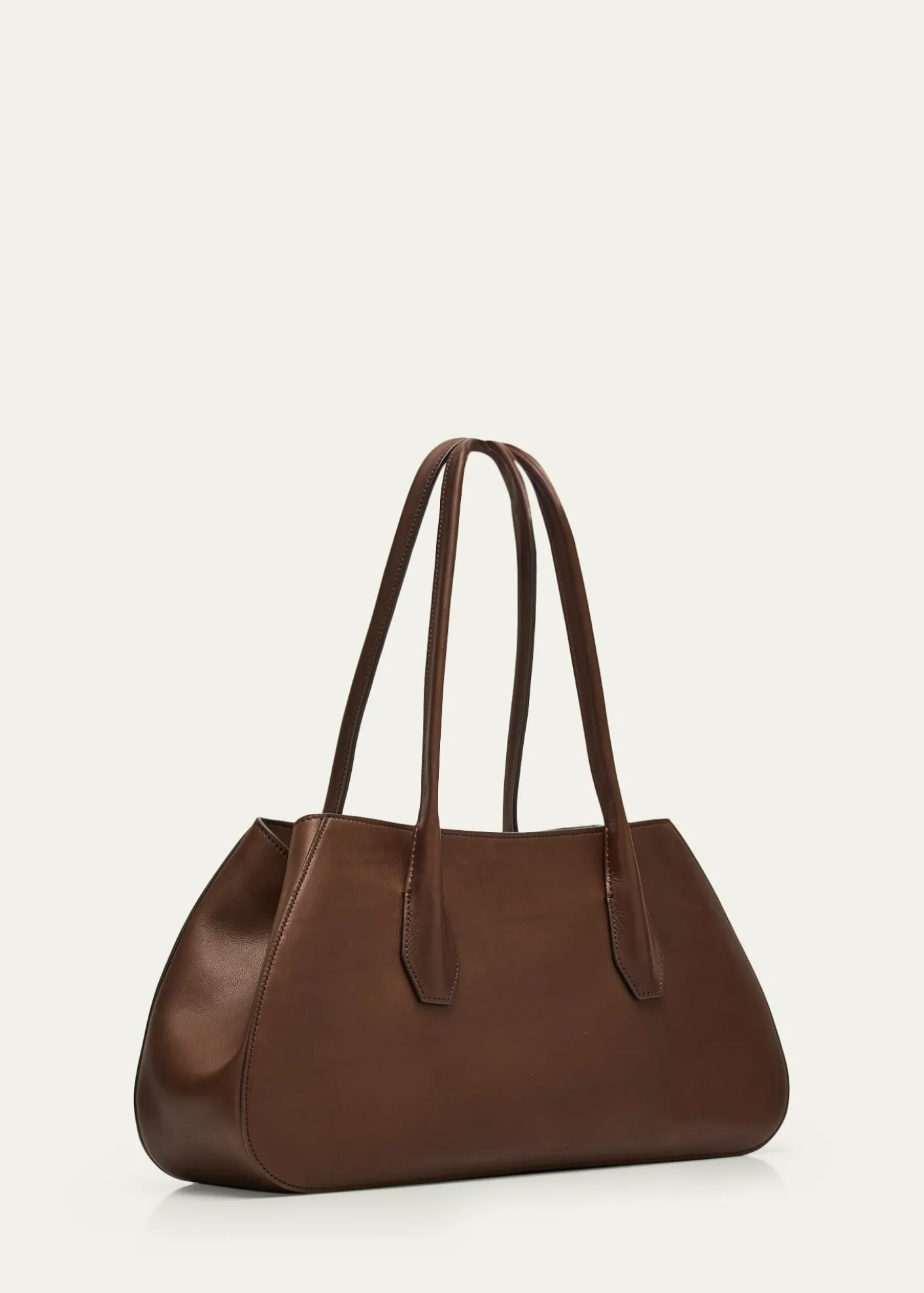 THE ROWAlger Geometric Shoulder Bag in Smooth Leather