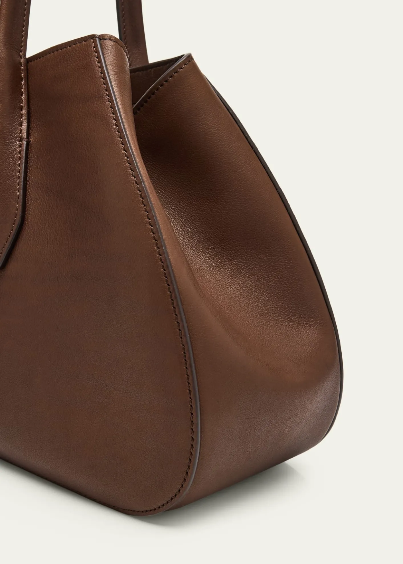 THE ROWAlger Geometric Shoulder Bag in Smooth Leather