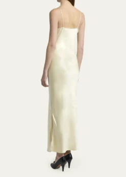 THE ROWBarika Maxi Slip Silk Dress