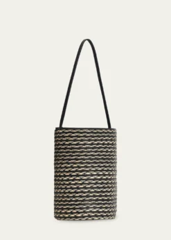 THE ROWBeau Mini Striped North-South Shoulder Bag