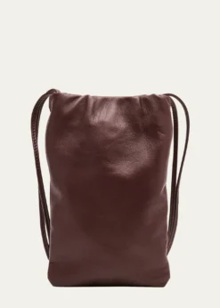 THE ROWBourse Phone Case in Silk Leather
