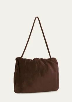 THE ROWBourse XL Shoulder Bag in Suede