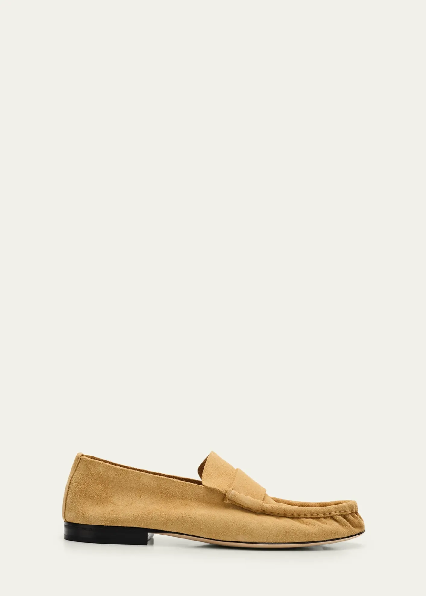 THE ROWCalf Suede Slip-On Loafers