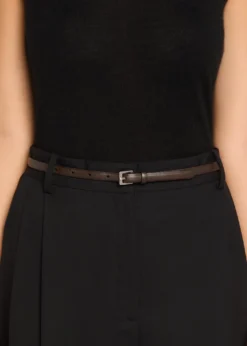 THE ROWCity Leather Skinny Belt