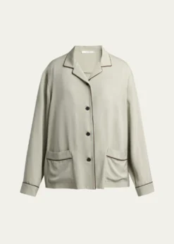 THE ROWClarinda Silk Pajama Shirt