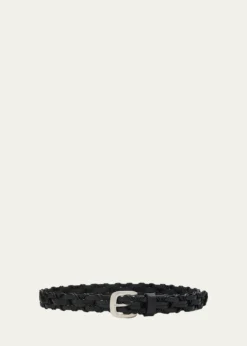 THE ROWCord Woven Leather Belt