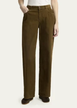THE ROWEglitta Corduroy Straight-Leg Pants