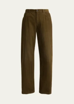 THE ROWEglitta Corduroy Straight-Leg Pants