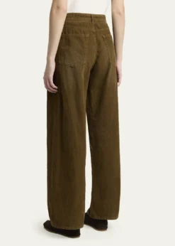 THE ROWEglitta Corduroy Straight-Leg Pants