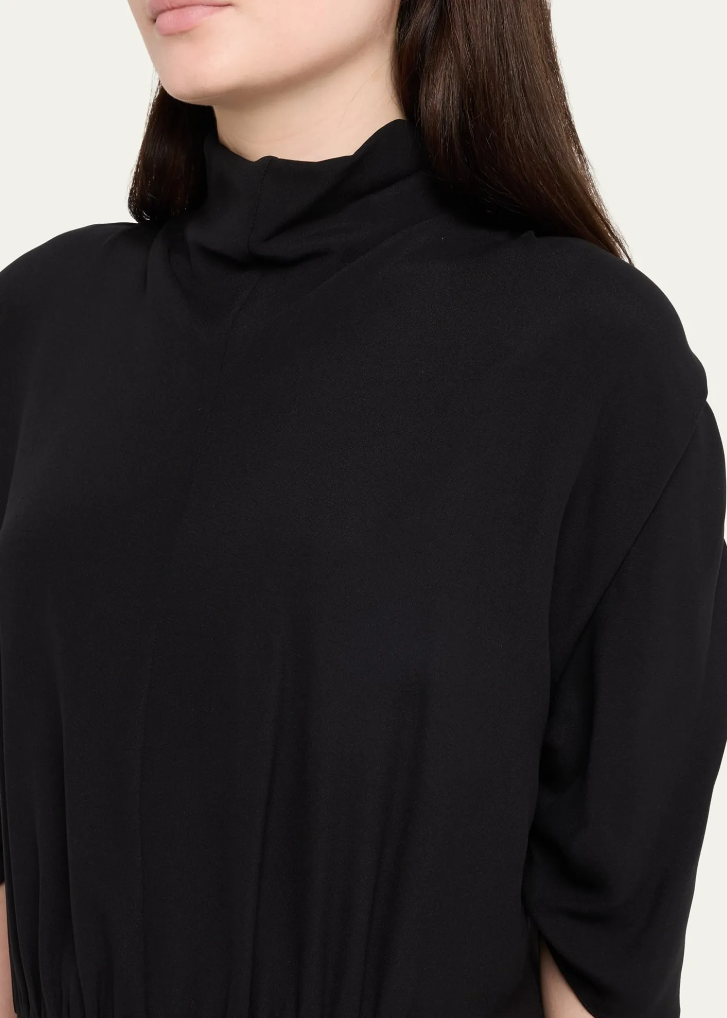 THE ROWEmmeline Short-Sleeve Silk Midi Dress