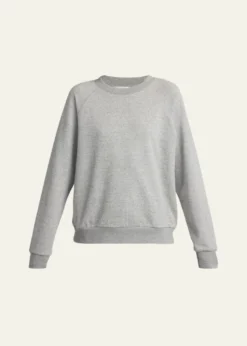 THE ROWEulalia Cotton & Cashmere Crewneck Sweater