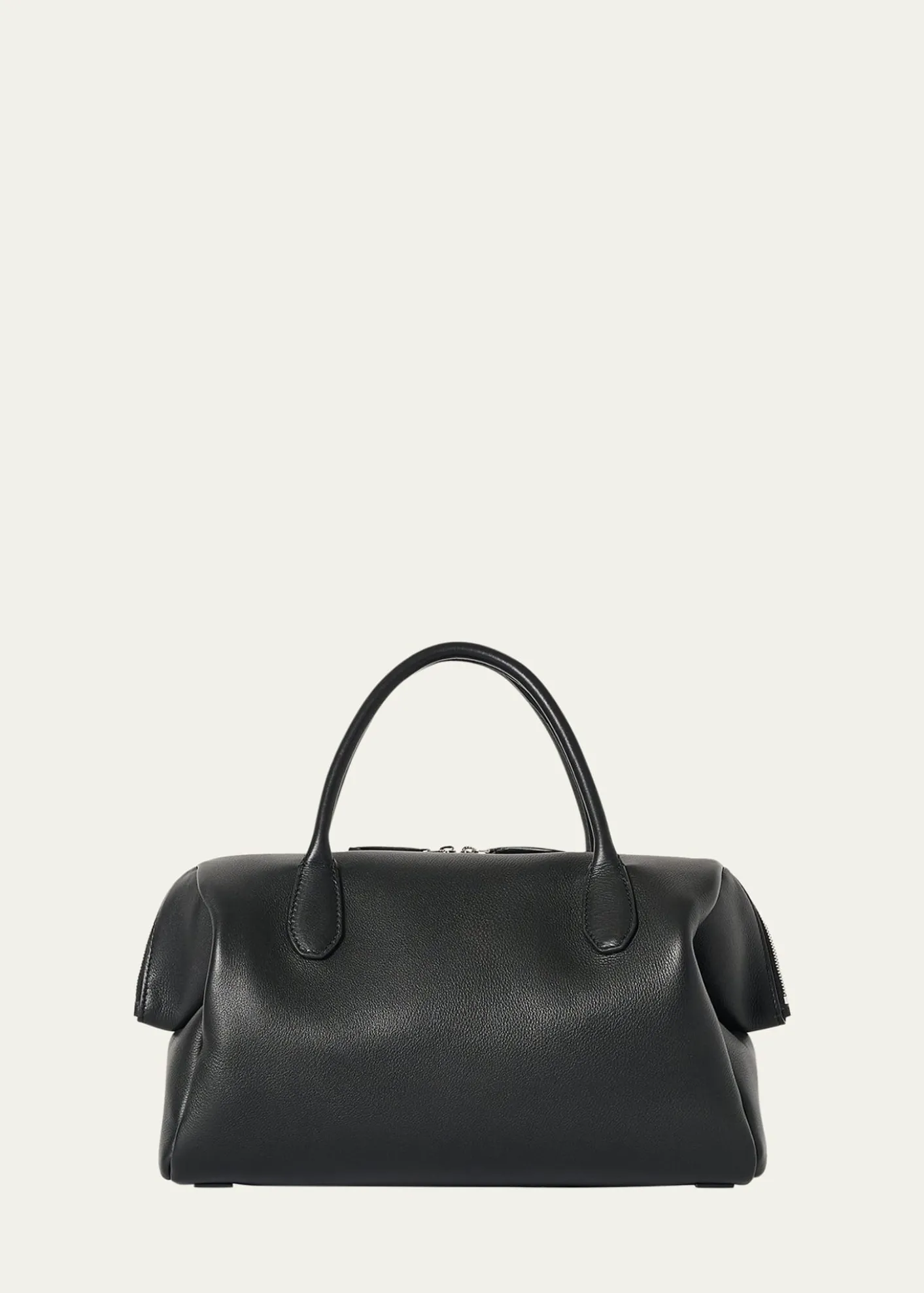 THE ROWFaye Rounded Top-Handle Bag in Leather