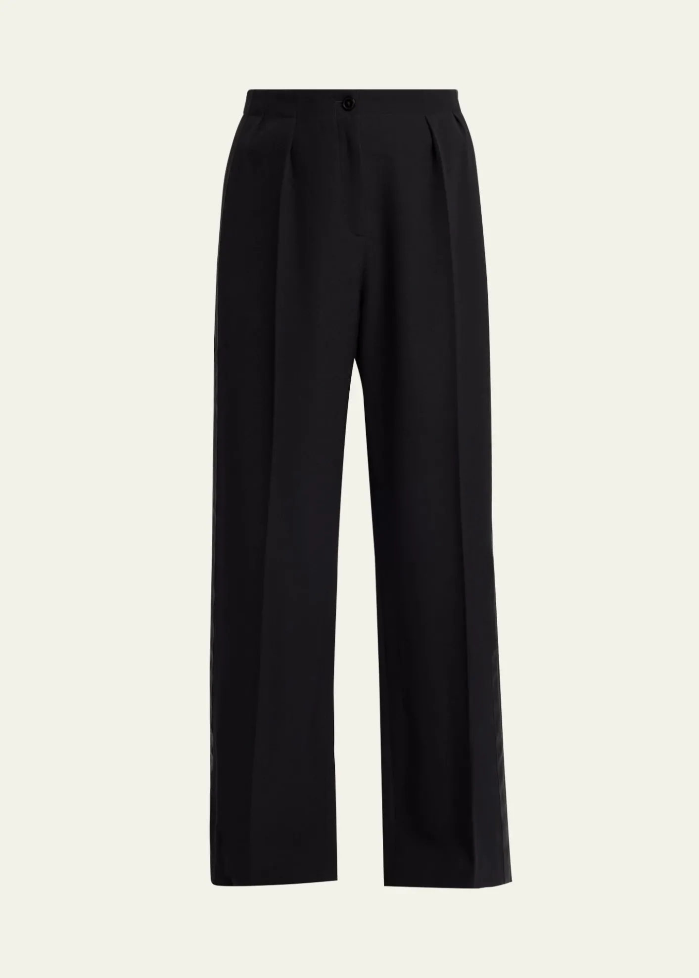 THE ROWFelicita Double Pleated Wide-Leg Tuxedo Pants