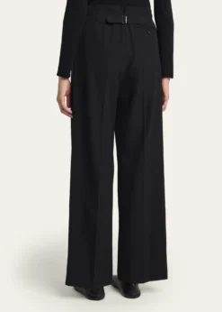THE ROWFelicita Double Pleated Wide-Leg Tuxedo Pants