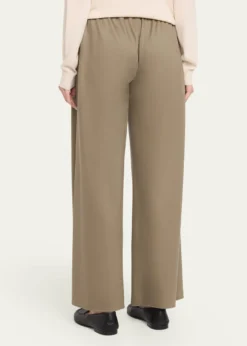 THE ROWGala Wool Wide-Leg Pull-On Pants