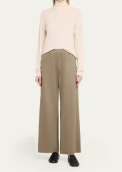 THE ROWGala Wool Wide-Leg Pull-On Pants