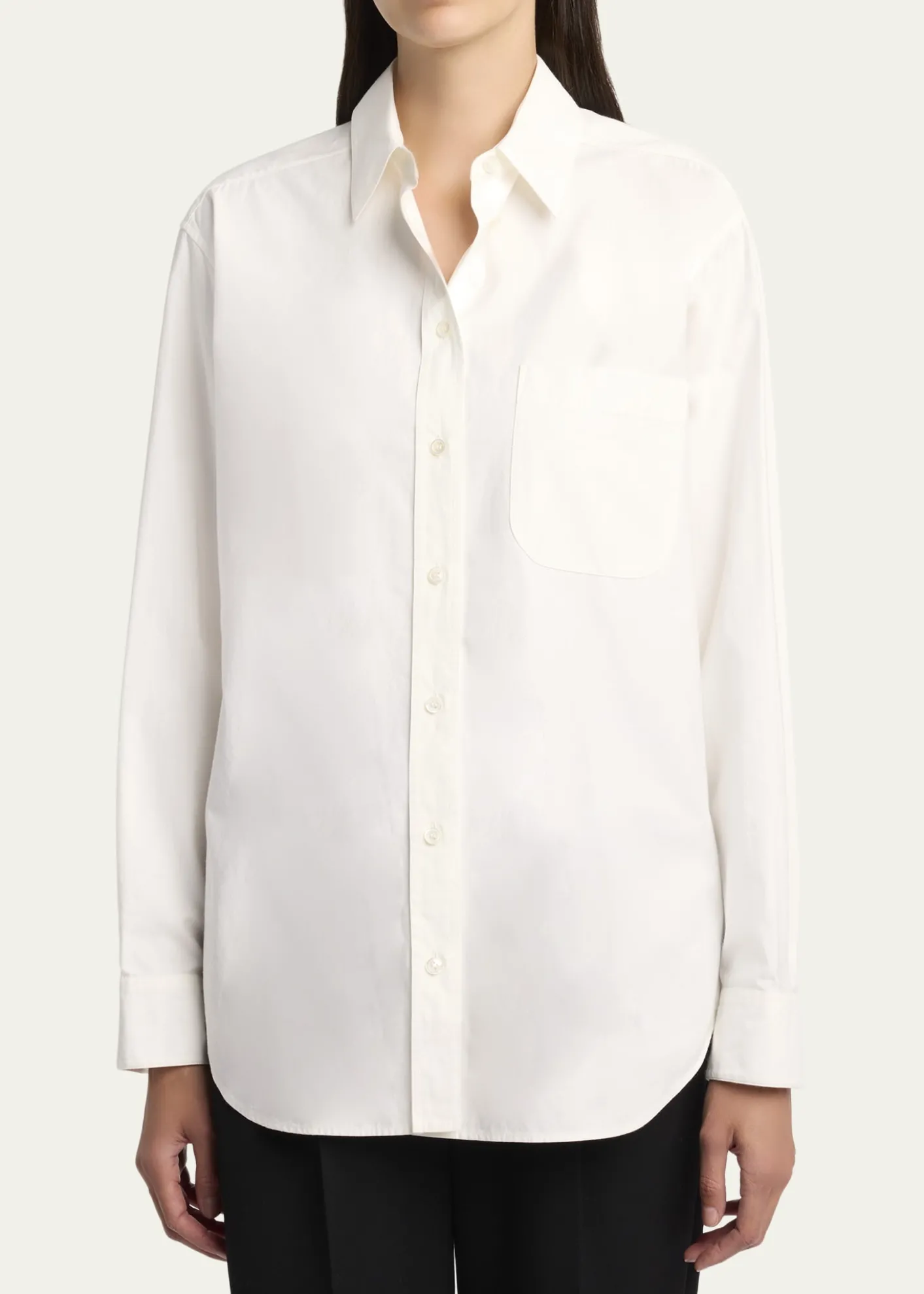 THE ROWGavina Cotton Poplin Button-Down Shirt