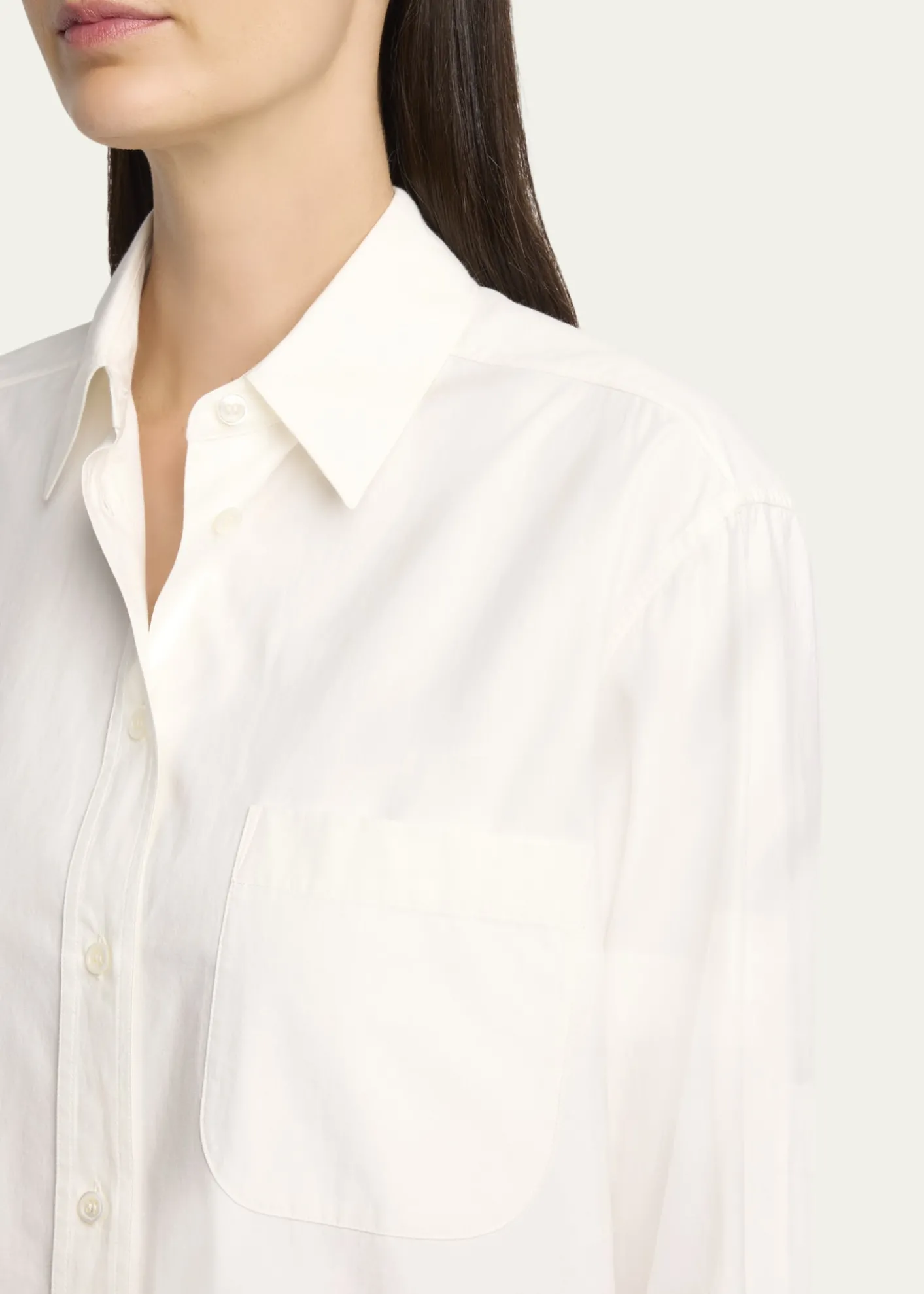 THE ROWGavina Cotton Poplin Button-Down Shirt