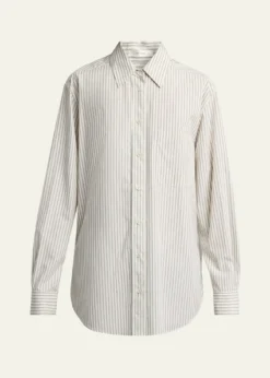 THE ROWGavina Striped Cotton Shirt