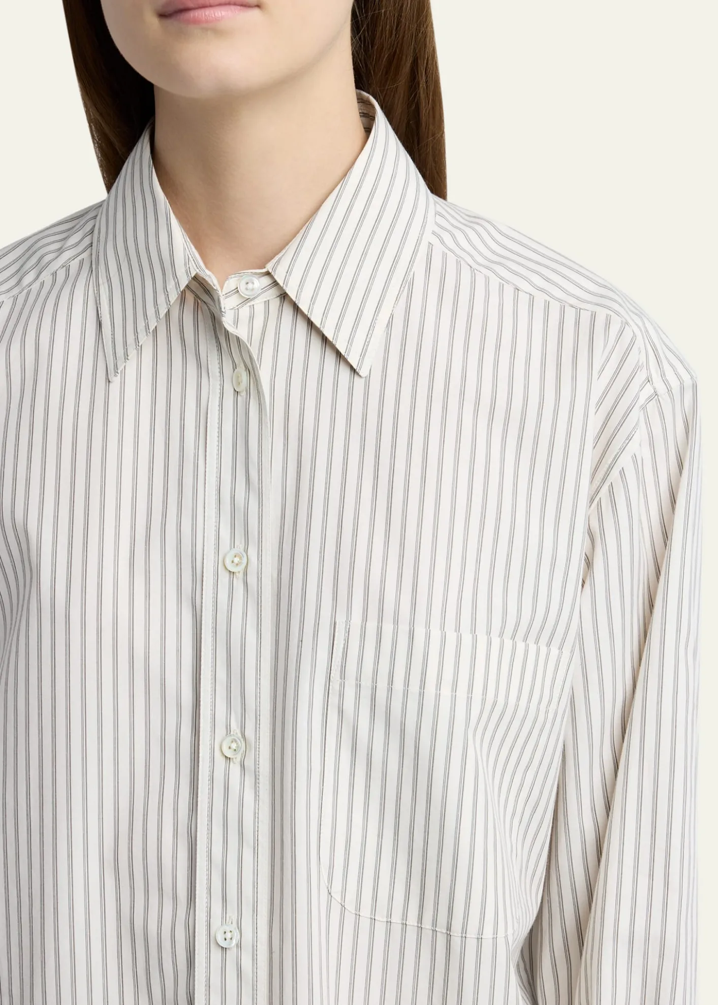 THE ROWGavina Striped Cotton Shirt