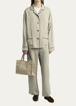 THE ROWGeorgia Woven Structured Tote Bag