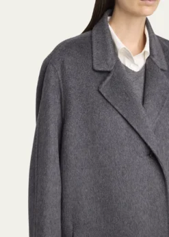 THE ROWGustaf Cashmere-Silk Single-Breasted Coat