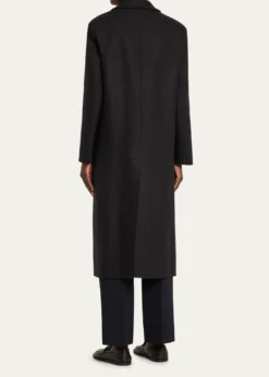 THE ROWHariet Double-Breasted Wool-Cashmere Long Coat