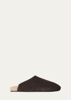 THE ROWHudson Suede Slide Mules