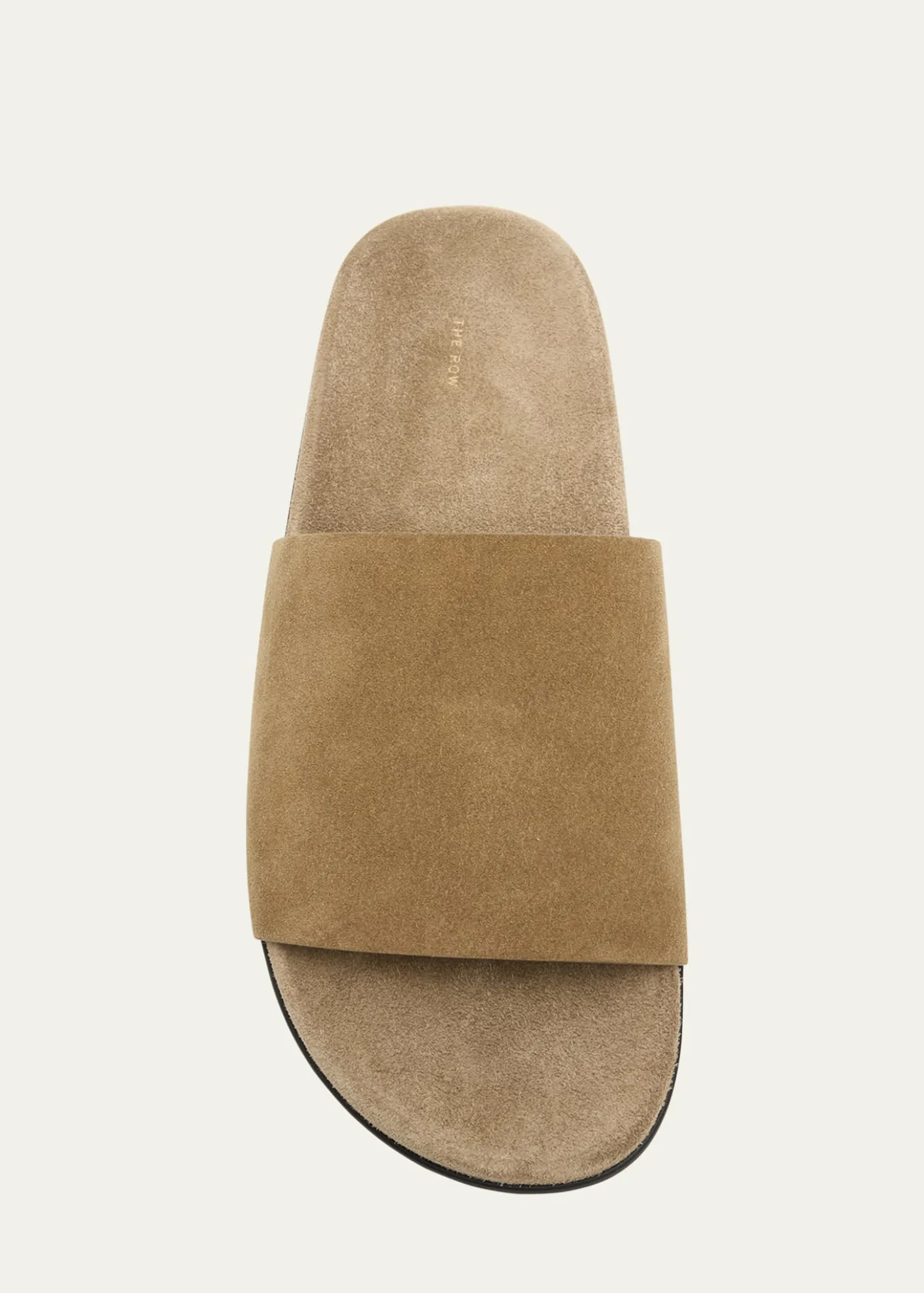 THE ROWHugh Suede Flat Slide Sandals