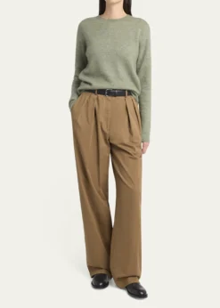 THE ROWIgor Double-Pleated Wide-Leg Pants