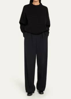 THE ROWIgor Pleated Straight-Leg Pants