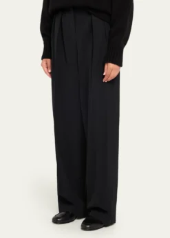 THE ROWIgor Pleated Straight-Leg Pants