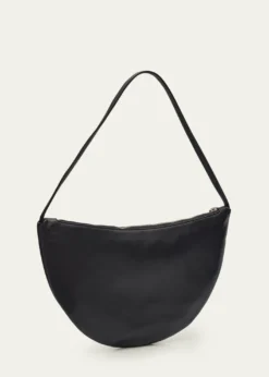 THE ROWIzzy Small Crescent Shoulder Bag in Leather