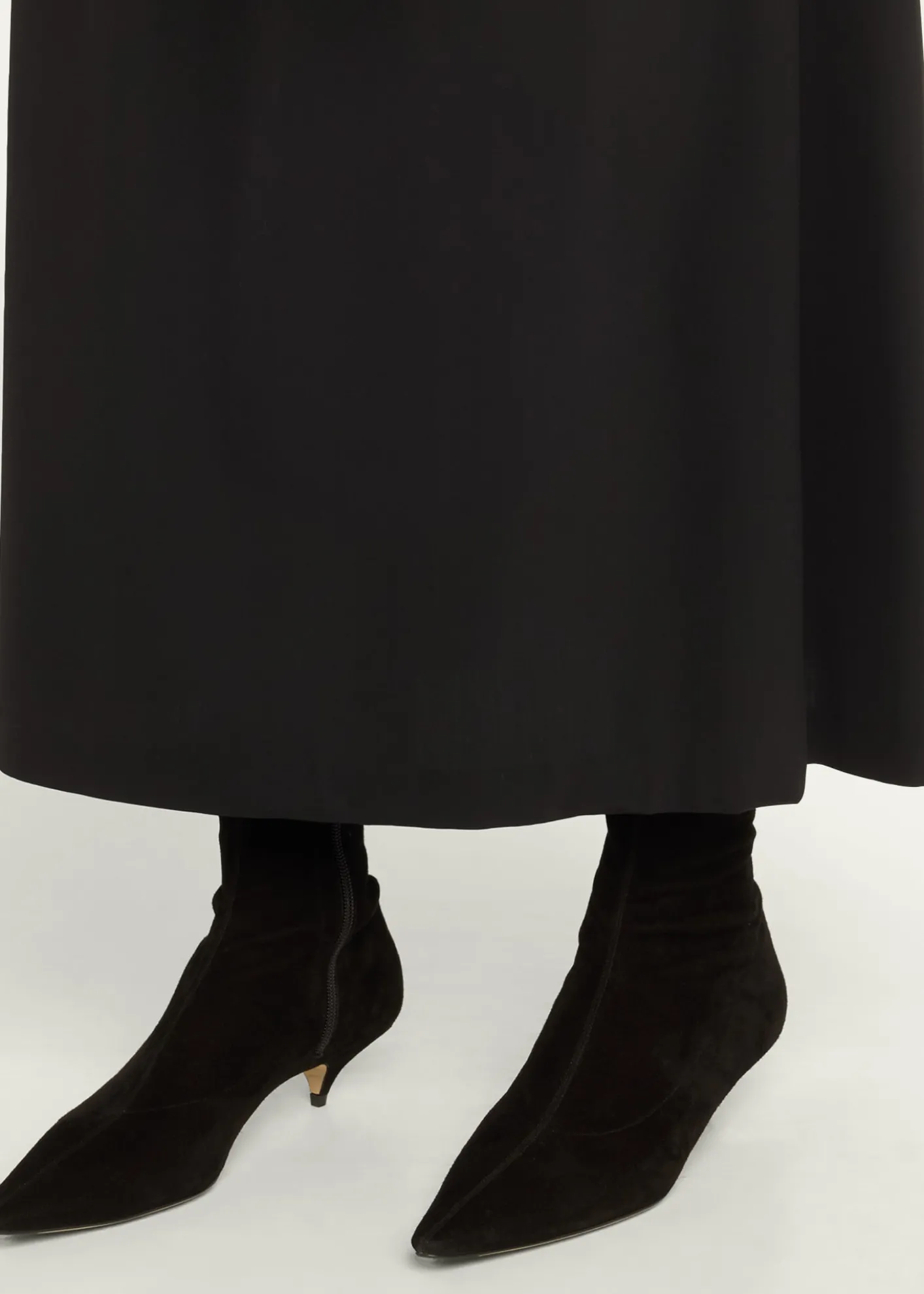 THE ROWLiisa Suede Kitten-Heel Booties