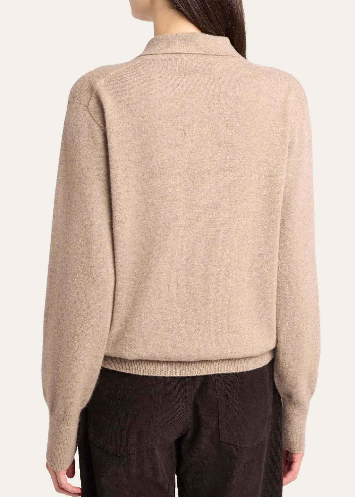 THE ROWLillia Cashmere Collared Cardigan