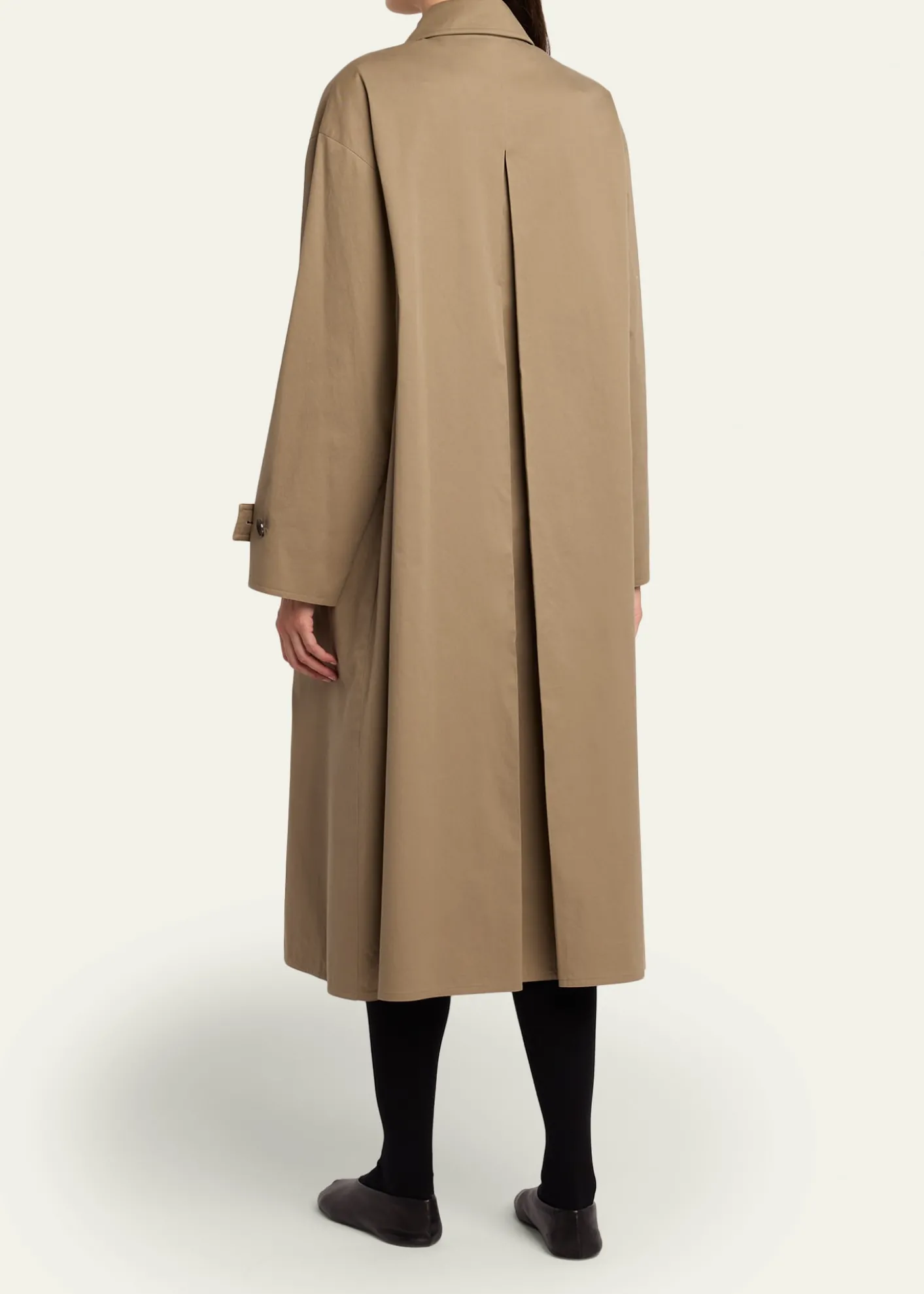 THE ROWLolana Single-Breasted Long Trench Coat